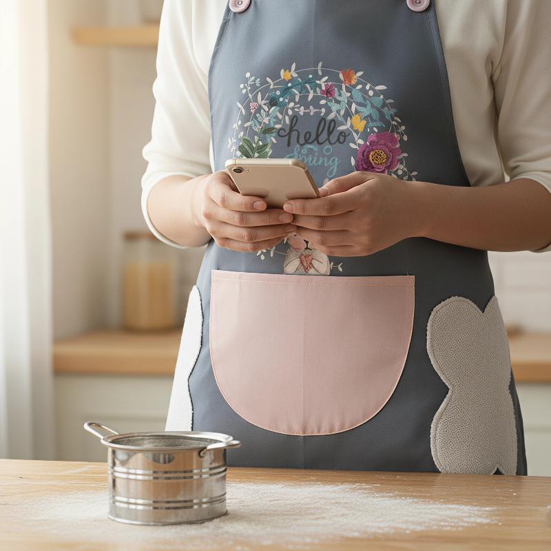 Home Cooking Service - Новый кухонный фартук для готовки, водонепроницаемый,